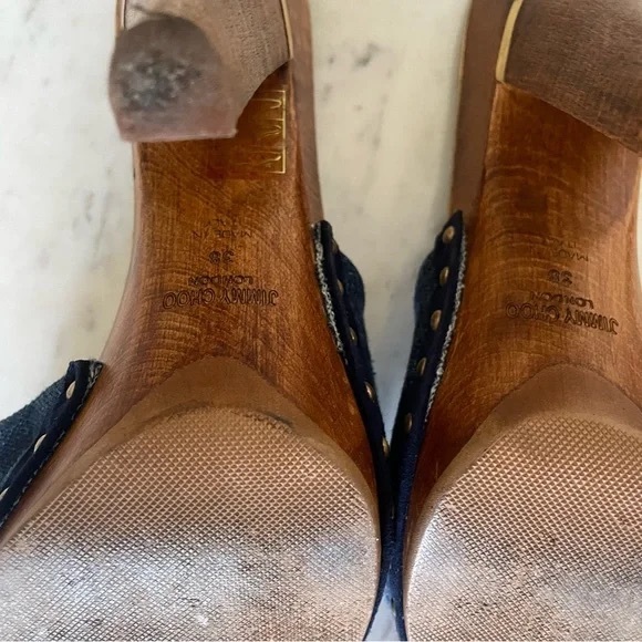 Jimmy Choo Studded Entice Platform Mule Sandal - Picture 4 of 9